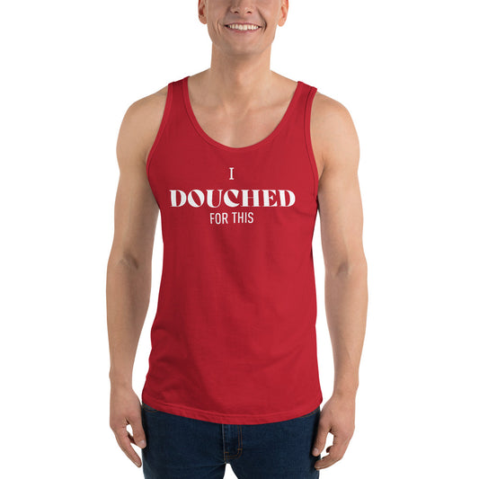 I DOUCHED FOR THIS TANK TOP (RED) - The Jock Shop