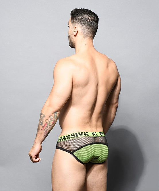 Andrew Christian Massive Network Net Brief (Yellow)