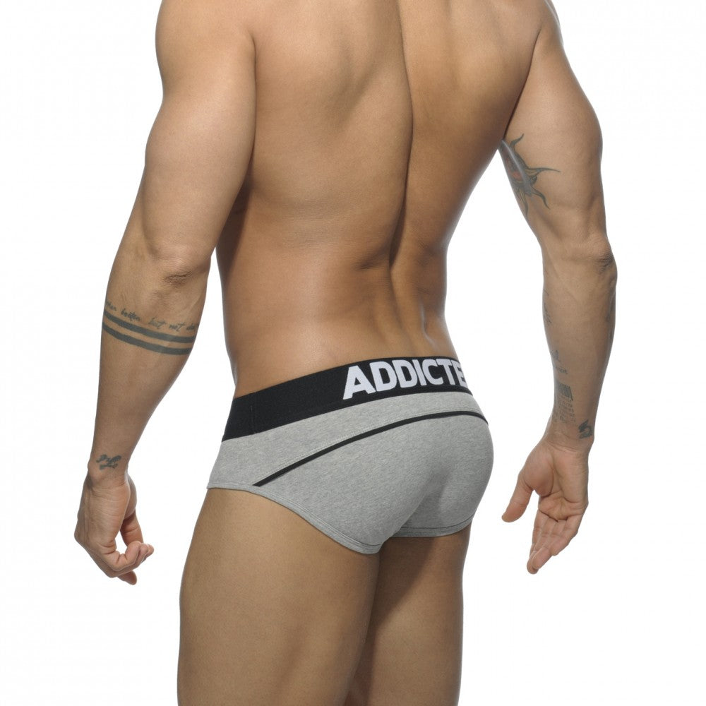 Addicted Combi Mesh Brief (Grey)