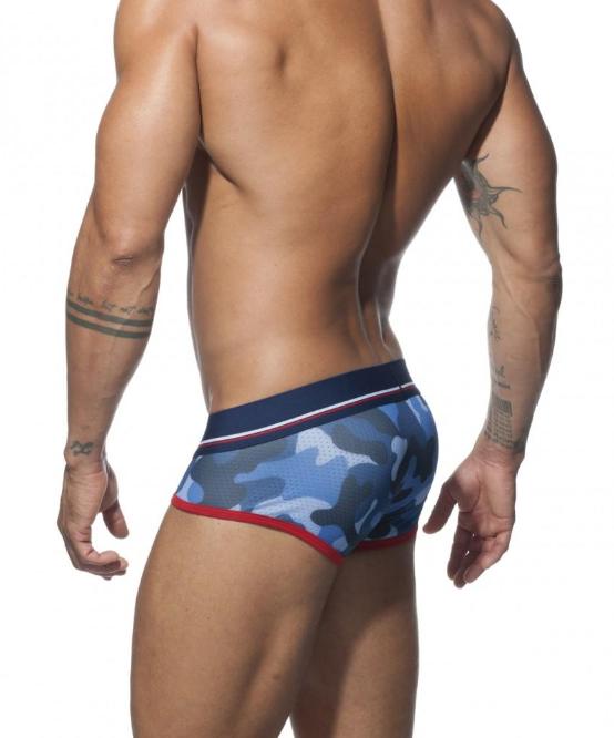 ADDICTED 3 PACK CAMO MESH PUSH-UP BRIEFS - The Jock Shop