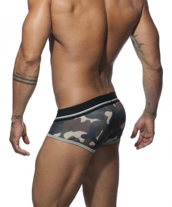 ADDICTED 3 PACK CAMO MESH PUSH-UP BRIEFS - The Jock Shop
