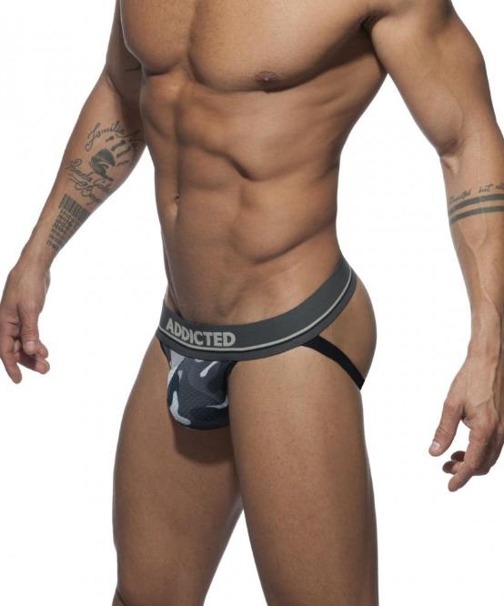 ADDICTED 3 PACK CAMO MESH PUSH-UP JOCKSTRAPS - The Jock Shop