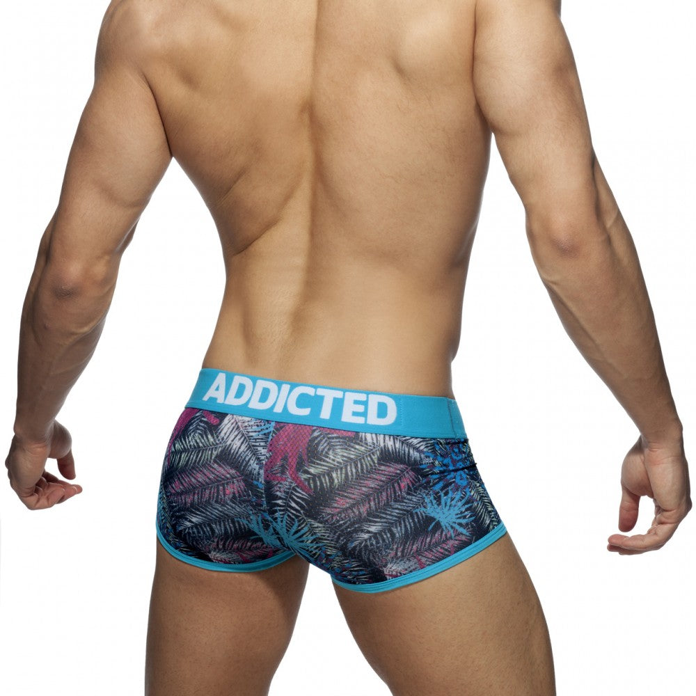 Addicted 3 Pack Tropical Mesh Push-Up Boxer Briefs