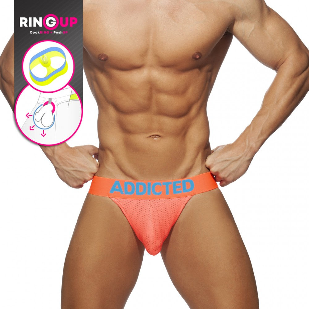 ADDICTED RING UP MESH JOCK STRAP (4 COLORS) - The Jock Shop