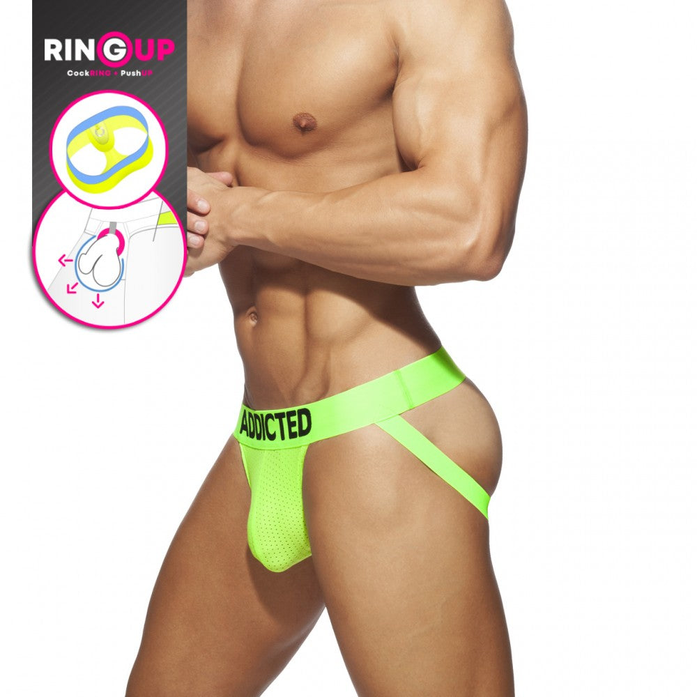 ADDICTED RING UP MESH JOCK STRAP (4 COLORS) - The Jock Shop