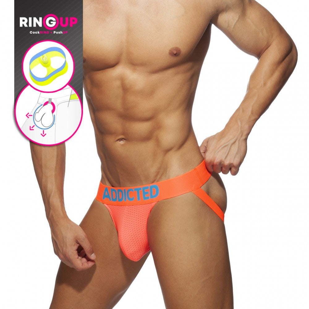 ADDICTED RING UP MESH JOCK STRAP (4 COLORS) - The Jock Shop