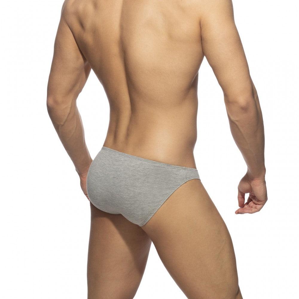 Addicted 3 Pack Cotton Bikini Briefs (white, navy, heather grey)