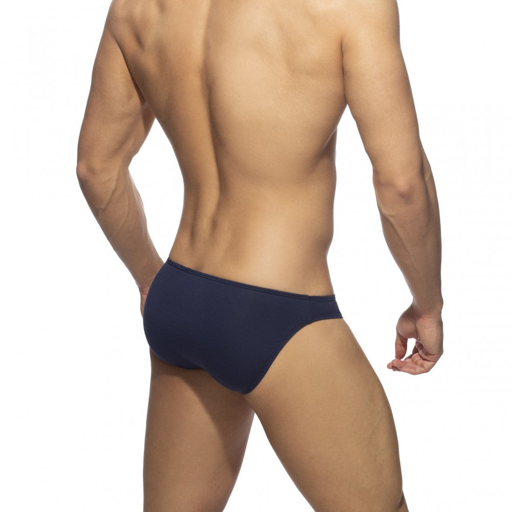 Addicted 3 Pack Cotton Bikini Briefs (white, navy, heather grey)