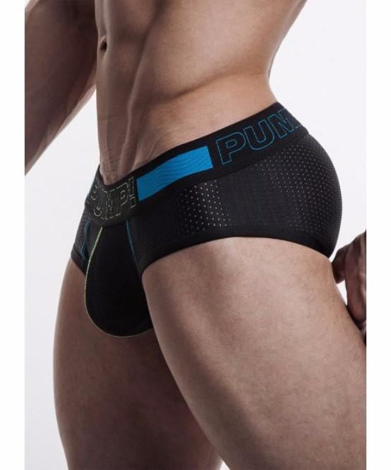 PUMP! SONIC SPORTS MESH BRIEF (BLACK) - The Jock Shop