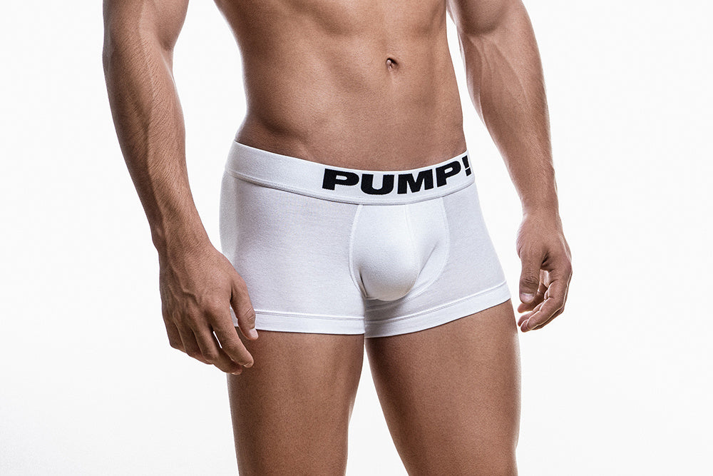 PUMP! CLASSIC BOXER (WHITE) - The Jock Shop