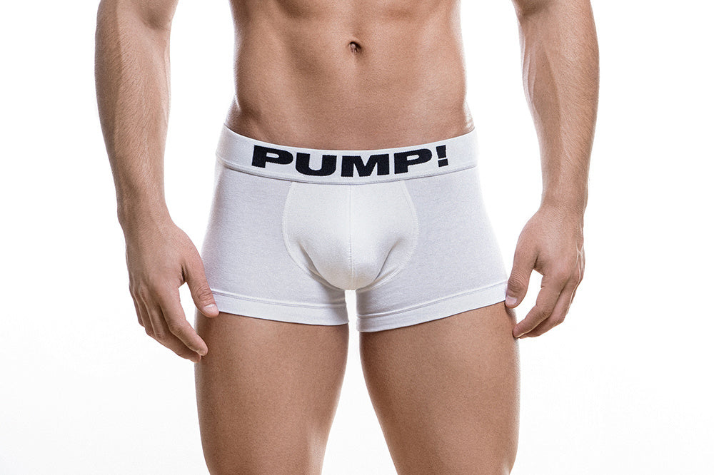 PUMP! CLASSIC BOXER (WHITE) - The Jock Shop