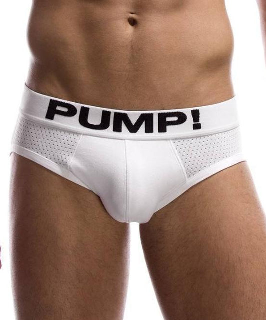 PUMP! WHITE CLASSIC BRIEF - The Jock Shop
