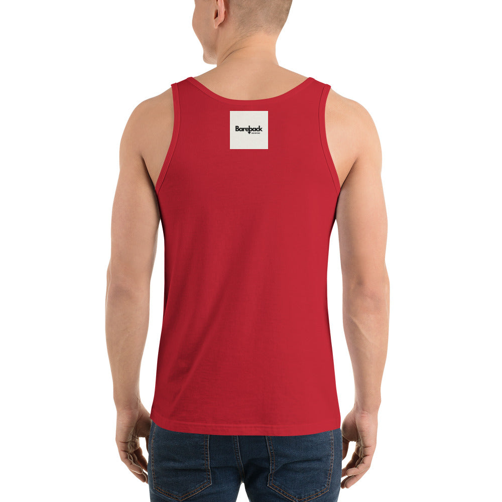 BOSSY BOTTOM TANK TOP (RED) - The Jock Shop