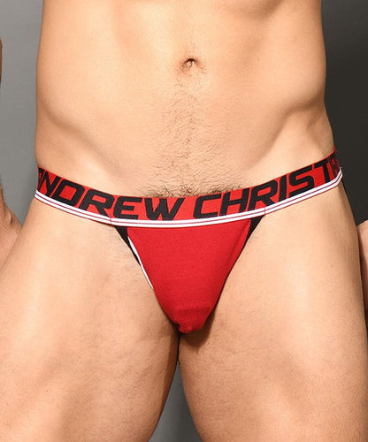 Andrew Christian Fly Jockstrap With Almost Naked (Red)