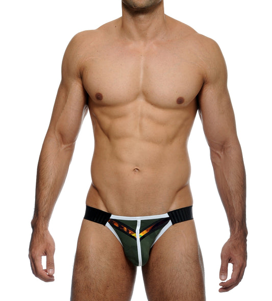 Stud Militant Jockstrap (Army Green)