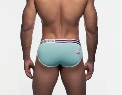 PUMP! ACTIVATE SIDECUT BRIEF (BLUE) - The Jock Shop