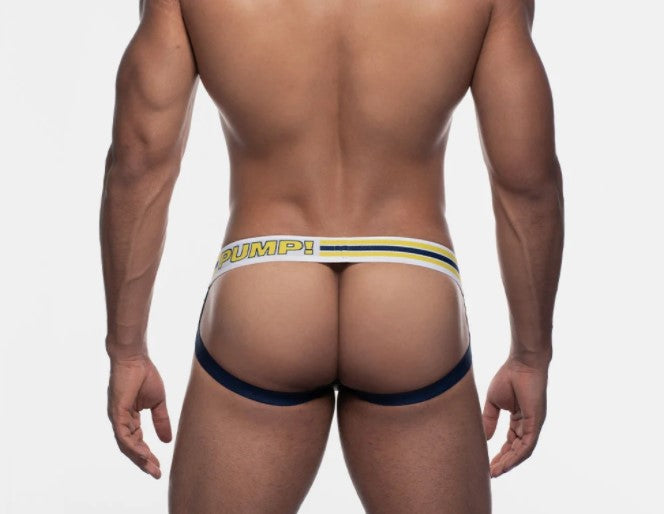 PUMP! RECHARGE JOCKSTRAP (NAVY/WHITE) - The Jock Shop