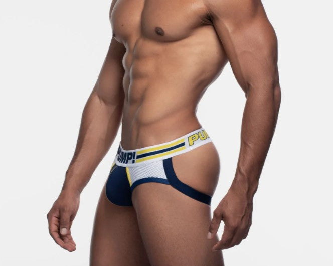 PUMP! RECHARGE JOCKSTRAP (NAVY/WHITE) - The Jock Shop