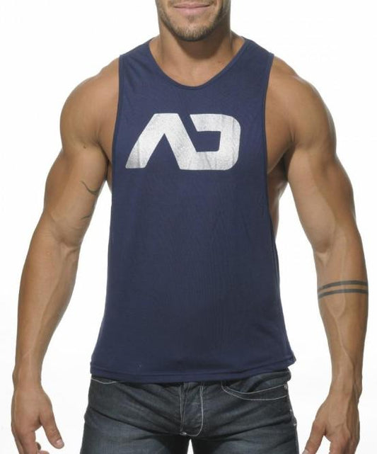 ADDICTED AD LOW RIDER TOP (NAVY) - The Jock Shop