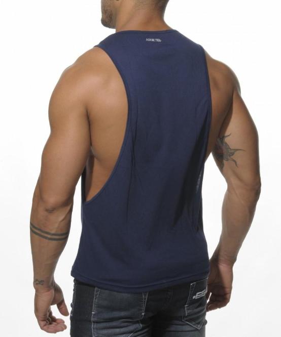 ADDICTED AD LOW RIDER TOP (NAVY) - The Jock Shop