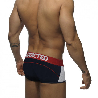 Addicted Combi Mesh Boxer Brief (Navy)