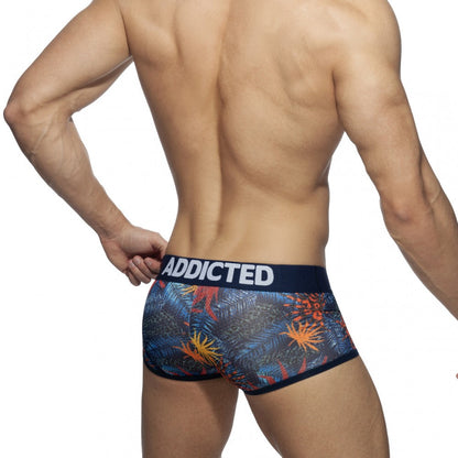 Addicted 3 Pack Tropical Mesh Push-Up Boxer Briefs