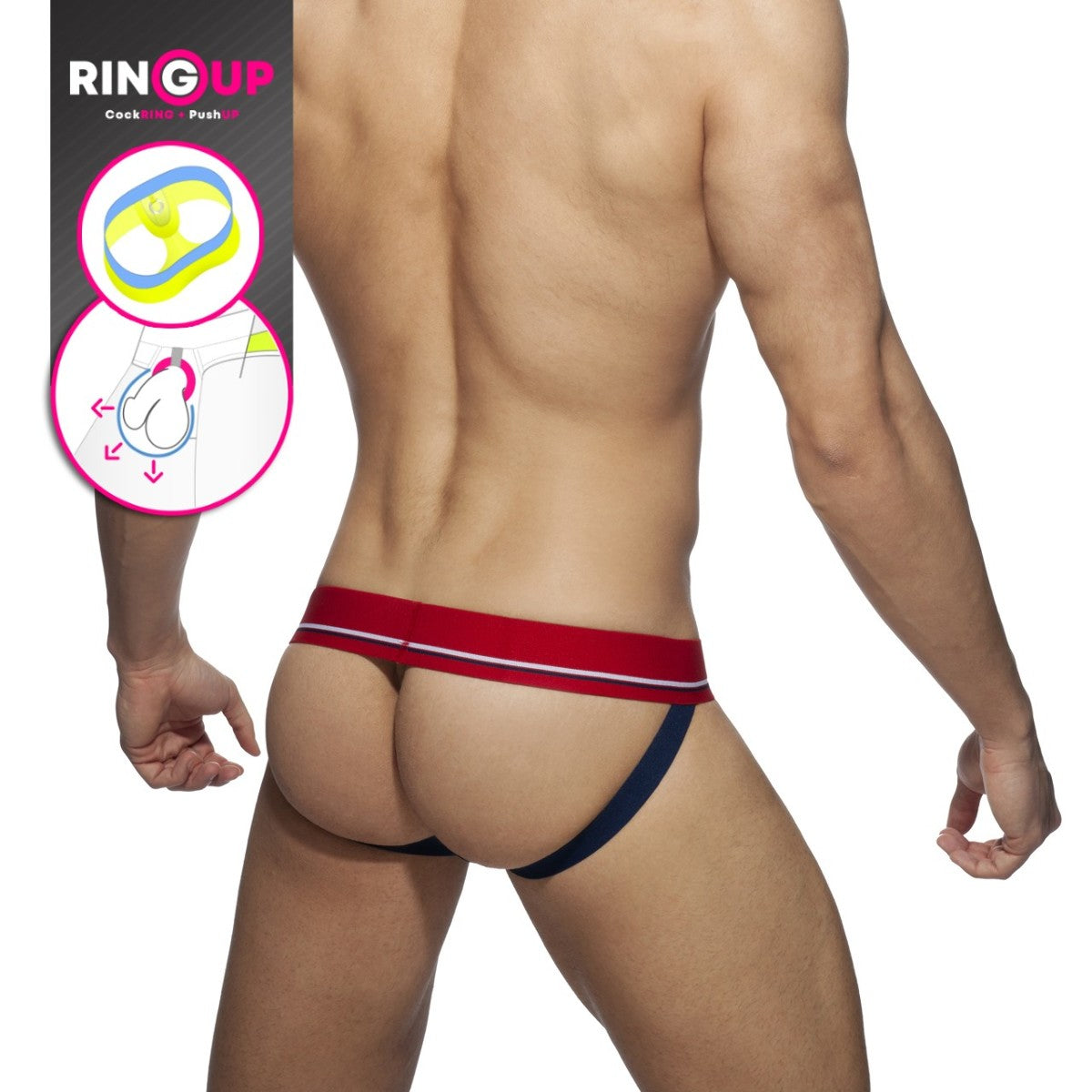 ADDICTED COCK RING MESH JOCKSTRAP (3 COLORS) - The Jock Shop