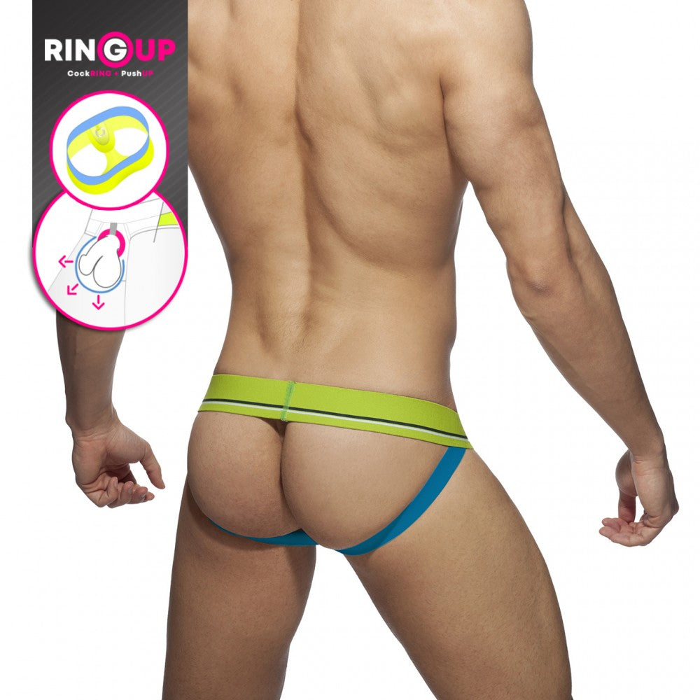 ADDICTED COCK RING MESH JOCKSTRAP (3 COLORS) - The Jock Shop