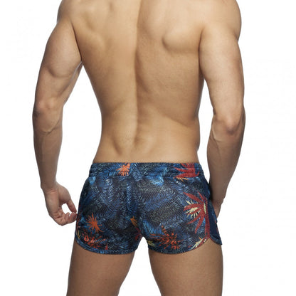 Addicted Tropical Mesh Shorts (Navy)