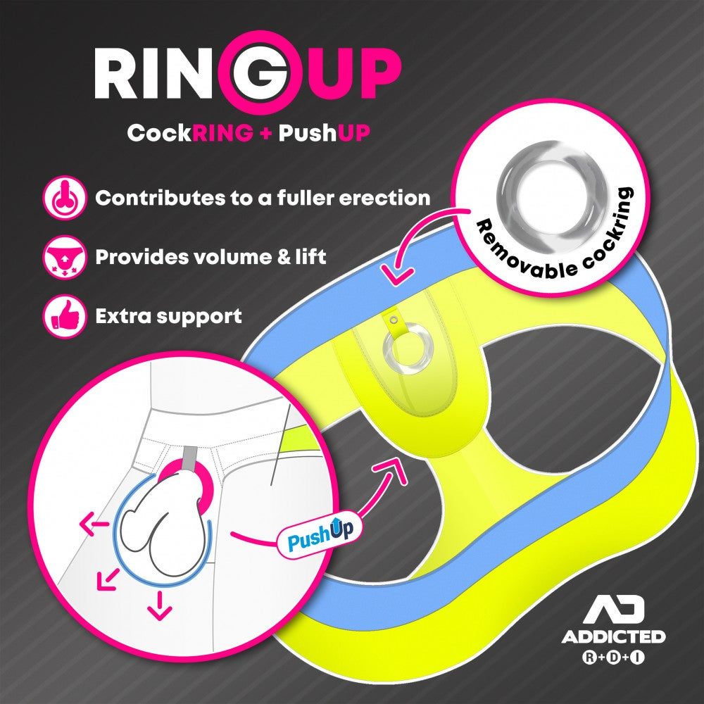 ADDICTED RING UP MESH JOCK STRAP (4 COLORS) - The Jock Shop
