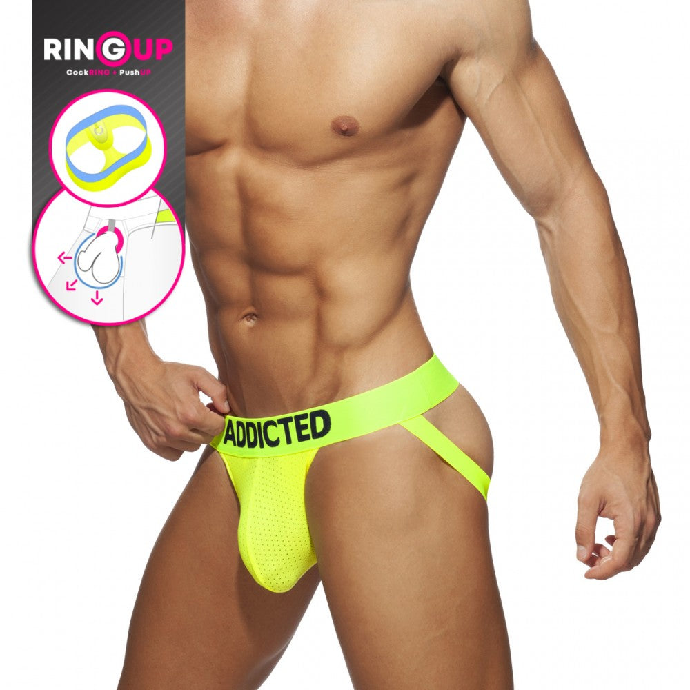 ADDICTED RING UP MESH JOCK STRAP (4 COLORS) - The Jock Shop
