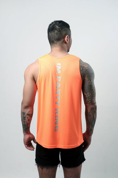 Aj Party King Citrus Neon Edition Tank Top (Orange)