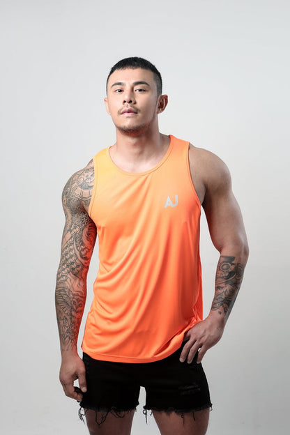 Aj Party King Citrus Neon Edition Tank Top (Orange)