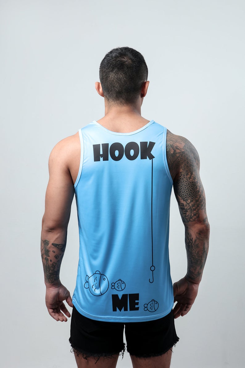 Aj Party King Hook Me Tank Top (Blue)