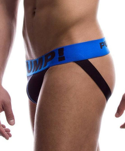 PUMP! PANTHER JOCK (BLUE/BLACK) - The Jock Shop